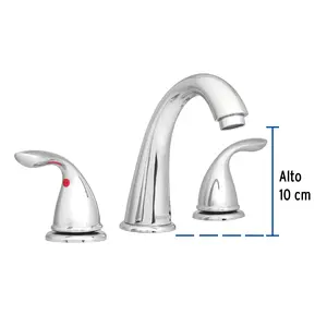 Miscelatore da lavabo Master con 3 unità e fori separati, Foset Aero - Product Image 3