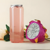 Boîte en Plastique de Haute Qualité en Gros 250 ml 330 ml 500 ml 650 ml pour Boissons, Canettes de Soda Transparentes Personnalisées