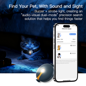 Rastreador <span class=keywords><strong>GPS</strong></span> para Perros 4G LTE WiFi GSM GPRS LBS, Collar para Mascotas en Tiempo Real, Impermeable, Valla Virtual, Zumbador, Luz Estroboscópica, Aplicación Android, 1 Año - Product Image 3
