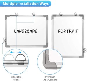 Desktop Portable Mini Small Dry Erase Board <strong>Wall</strong> Hanging Magnetic Double-Sided <strong>Whiteboard</strong> for Kids Drawing Planning Memo Board - Product Image 4