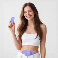 Masseur abdominal sans fil TENS EMS chauffant pour les douleurs menstruelles, 8 modes, crampes menstruelles, dysménorrhée