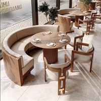 Table et chaise simples pour salon de thé, café, banquette de salon de thé, tables et chaises de restaurant pour pâtisserie