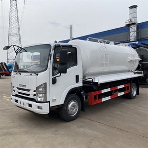 Camion de dragage et de vidange des égouts ISUZU 4x2 de marque japonaise, capacité 5m³, camion aspirateur 5T, véhicule de collecte des excréments 8m³ - Product Image 3