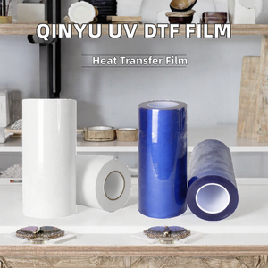 Rouleau de film de transfert UV DTF 31cm 42cm 62cm Film d'impression par transfert thermique en PVC pour l'emballage de boîtes cosmétiques - Product Image 2