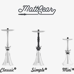 Original de lujo cristal mate pera clásico M Hookah Shisha accesorios conjunto salón Bar restaurante café viaje fumar Hookah - Product Image 6