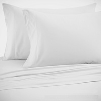 Taie d'oreiller AOSEN 100 % coton, douce, durable, blanche, respectueuse de la peau, style enveloppe, pour hôtel et maison