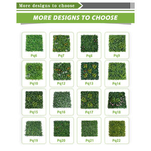 แผงพลาสติกสีเขียวแผงหญ้าเทียมสำหรับสวนแนวตั้งแบบ CQ-001กำแพงมีที่ปลูกต้นไม้เพื่อความเป็นส่วนตัวในสวน - Product Image 5