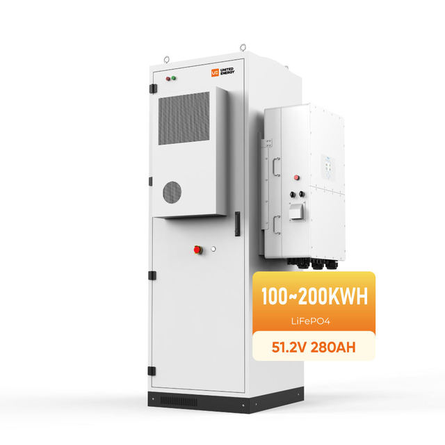 Liquid Cooling Commercial All-in-one Energy Storage System 100kWh 200kWh IP65 Battery Cabinet with BMS System