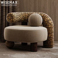 Canapé de salon moderne WISEMAX FURNITURE, fauteuil rembourré en tissu, chaise longue de détente pour hôtel, villa, bureau