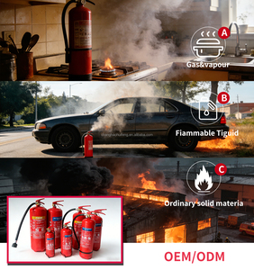 Extincteur à poudre sèche ABC portable, vente en gros d'usine, certifié CE ISO - Product Image 3