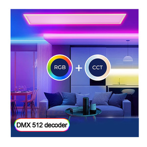 Промышленный светодиодный панельный светильник 2x4 CCT Power RGB для потолка, комплект для отелей и развлекательных заведений - Product Image 5