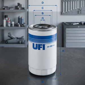 สำหรับไส้กรองน้ำมันเครื่อง รุ่น UF23.107.01 (อิตาลี) - Product Image 2