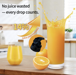 Presse-agrumes électrique en acier inoxydable à mastication, capacité de 350 ml, faible bruit, grande ouverture pour un usage domestique et extérieur - Product Image 4