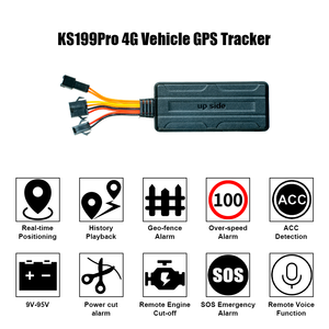 4G GPS-трекер для автомобиля, мотоцикла и велосипеда с отслеживанием в реальном времени, оповещением SOS, голосовым мониторингом, поддержкой и годовой гарантией - Product Image 2