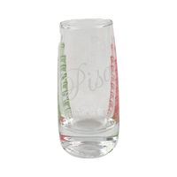 Gobelet en verre personnalisé créatif en forme de tour de Pise |   Verres à boire transparents souvenirs d'Italie |   Logo personnalisé en gros