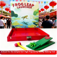 Juego de lanzamiento de anillos de pato para stand de juego, con tanque de madera plegable, tamaño y color personalizables, accesorios para actividades de carnaval infantil
