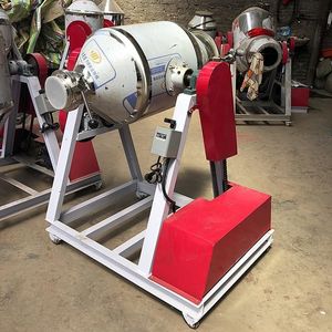 เครื่องผสมผงสแตนเลสแบบถัง 50/100/300 กก. แบบเกลียว สำหรับผสมอาหารและเคลือบเมล็ดพันธุ์ทางการเกษตร  ลดราคาพิเศษ - Product Image 3