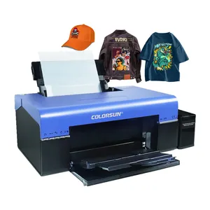 A4 digital inkjet dtf printer L805 PET Film Printer Transfer Garment White Ink DTF Printer Machine For T-shirt