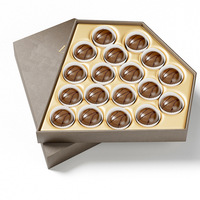 Boîte d'emballage cadeau en papier pour boulangerie petite entreprise luxe fantaisie personnalisé fait à la main bricolage chocolat praliné barre bonbon