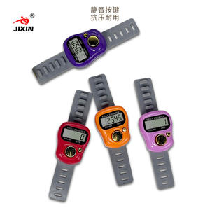 Compteur manuel Jixin avec lumière LED, plusieurs couleurs, bouton numérique pour le comptage et les cadeaux d'affaires - Product Image 1