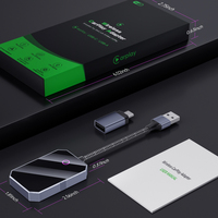 Adaptateur de contrôle de voiture sans fil 2-en-1 OEM ODM avec Wi-Fi intégré pour téléphones Apple et Android