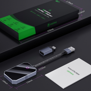 Adaptateur de contrôle de voiture sans fil 2-en-1 OEM ODM avec Wi-Fi intégré pour téléphones Apple et Android - Product Image 6