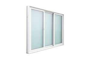 หน้าต่างบานเลื่อน uPVC Hoffen Plus ขนาด 180x110 ซม. กรอบสีขาว พร้อมมุ้งลวด กระจกบานเลื่อน กันเสียง กันน้ำ จากประเทศไทย - Product Image 4