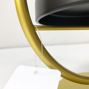 2 katmanlı siyah altın renk yuvarlak Metal düğün pastası standı tatlı ekran fincan kek standı - Product Image 5