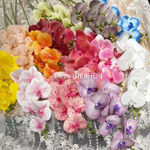 Orquídea Phalaenopsis Secret Garden, Flor de Seda de 7 Cabezas, Rama Individual, Decoración para Bodas y Hoteles, Accesorios de Fotografía - Product Image 1