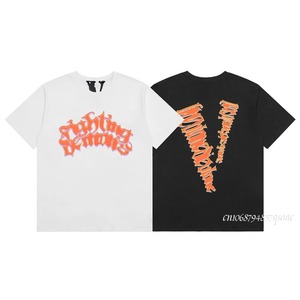 V LONE T-shirt hommes 100% coton Original marque T-shirt Streetwear femmes USA été à manches courtes Harajuku Hip Hop T-shirt <span class=keywords><strong>Vlone</strong></span> - Product Image 1