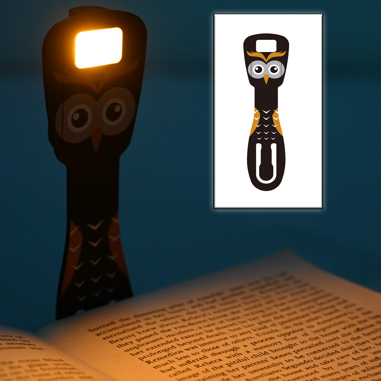 USB перезаряжаемая лампа для чтения книг, яркость, регулируемая Закладка, светодиодный зажим для чтения книг