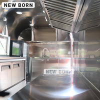 Avec équipement de cuisine complet Modulaire bon marché Food Truck Fournisseurs Entreprises offrant une agence exclusive Street Art Food Trailer