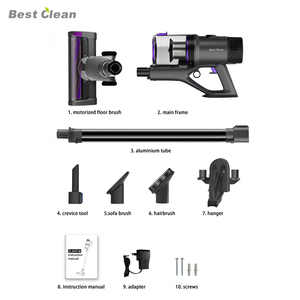 Aspiradora sin bolsa portátil recargable de mano para el hogar, aspirador inalámbrico BLDC de 30KPA V11, la mejor limpieza, a la venta - Product Image 5