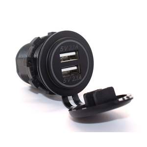 Chargeur de voiture double USB LED 4.2A 2 ports 12V 24V pour téléphone portable, chargeur USB pour voiture, bateau - Product Image 4