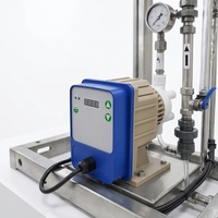 Bomba Dosificadora Solenoide de 20 bar y 2.5 L/H, 4-20 mA, Bomba Dosificadora Química de Alta Presión para Sistemas Industriales de Tratamiento de Agua por Ósmosis Inversa