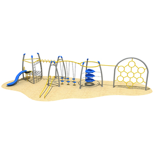 Filet d'escalade en corde pour parc, abordable et esthétique, équipement de jeu extérieur durable et sûr pour enfants - Product Image 3
