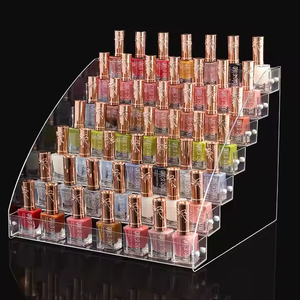 Expositor de Acrílico de 5 Niveles para Aceites Esenciales/Esmaltes de Uñas/Perfumes, Caja de Almacenamiento y Contenedor de Almacenamiento de Acrílico - Product Image 1