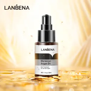 LANBENA Moroccan Argan Oil Dầu Chống Điều Trị Rụng Tóc Demagned Tóc Mượt Sửa Chữa 30Ml