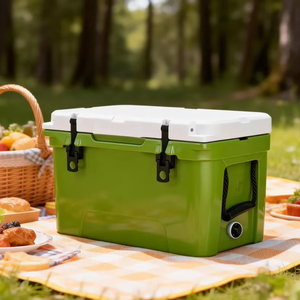 Glacière portable rotomoulée 65QT haute performance, moderne et personnalisable, pour la conservation de la nourriture, du vin et des boissons, idéale pour la vente en gros - Product Image 1