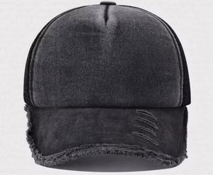 Wholesale Custom Distressed Baseball Cap Vintage Washed Cotton Trucker <b>Hat</b> <b>for</b> Men Women 3D Embroidery Summer Outdoor Applicable - Product Image 2