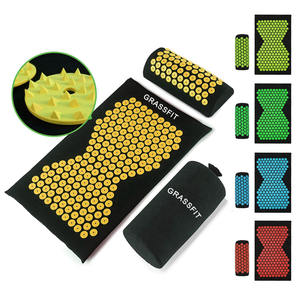 Produsen meringankan stres nyeri punggung tubuh Spike matras akupresur dan Set bantal tikar pijat akupunktur - Product Image 2