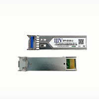Modul SFP BiDi IIIV 1.25Gbps 5KM TX1310/RX1490nm LC SMF Hot Pluggable Optical Transceiver Garansi 3 Tahun untuk Gigabit