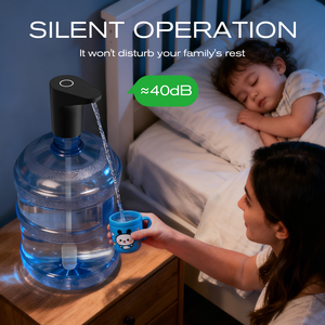 Dispenser d'Acqua Elettrico Silenzioso ad Alta Potenza con Logo Personalizzato per Campeggio, Casa, Ufficio e Camera da Letto - Product Image 2