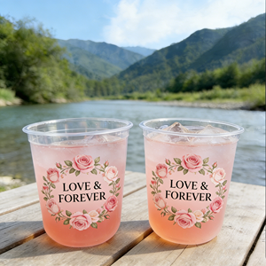 Flûtes à champagne en plastique transparent 10oz – Gobelets jetables pour mariages et cocktails – Vente en gros – Meilleure vente – Verres transparents - Product Image 1