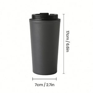 Custom Logo 500Ml Double Wall Tumbler Stainless Steel Travel 17Oz Vacuum Insulated Coffee Mug <b>Thermos</b> Cup - Product Image 2