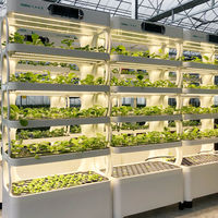 Pot de fleurs en plastique ABS écologique hydroponique pour jardin intérieur/extérieur et système de plantation de légumes et de fleurs