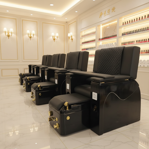 Silla de Pedicura y Manicura Eléctrica Grande con Luces LED de Colores, para el Cuidado de los Pies, con Masaje - Product Image 1