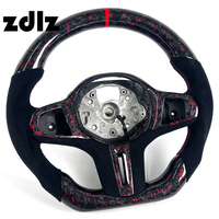 Volant personnalisé en suède noir et fibre de carbone forgée pour BMW G20 G30 G31 G32 X3 G01G02 M2 G87 M3 G80 M4 M5