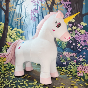 Inflatable Full Body Riding Unicorn <strong>Costume</strong> for Adults <strong>Mascot</strong> <strong>Costume</strong> <strong>Horse</strong> Dinosaur Cartoon for Party Use for Halloween - Product Image 1