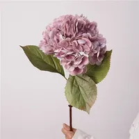Bunga Hydrangea Latex Berkualitas Tinggi, Bunga Hydrangea Buatan Sentuhan Realistis, Dekorasi Rumah Mewah, Rangkaian Bunga untuk Pesta dan Pernikahan